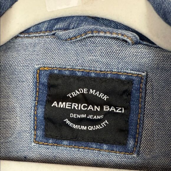 American Bazi Distressed Denim Jacket - Picture 2 of 5